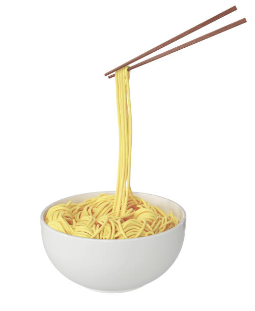 istock Chinese noodle or Japanese Instant noodle 1324201136