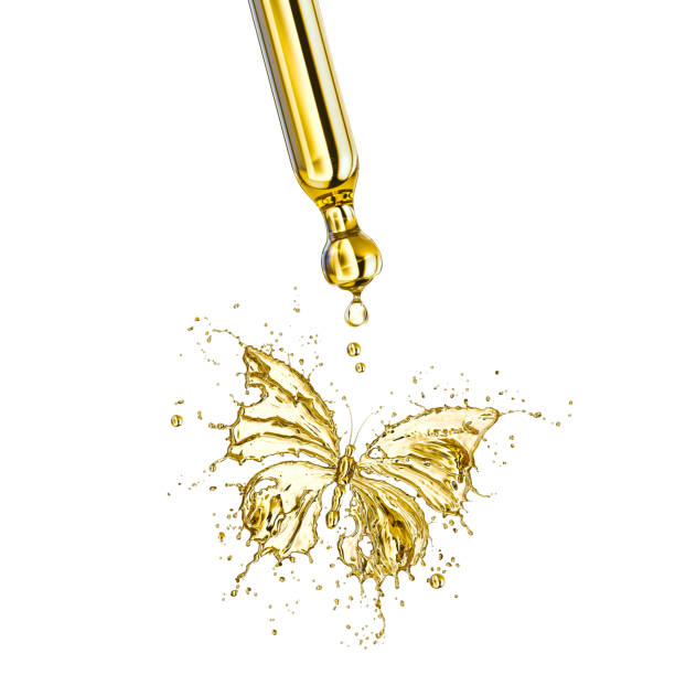 istock Cosmetic pipette with Cosmetic Essence oil 1324201711