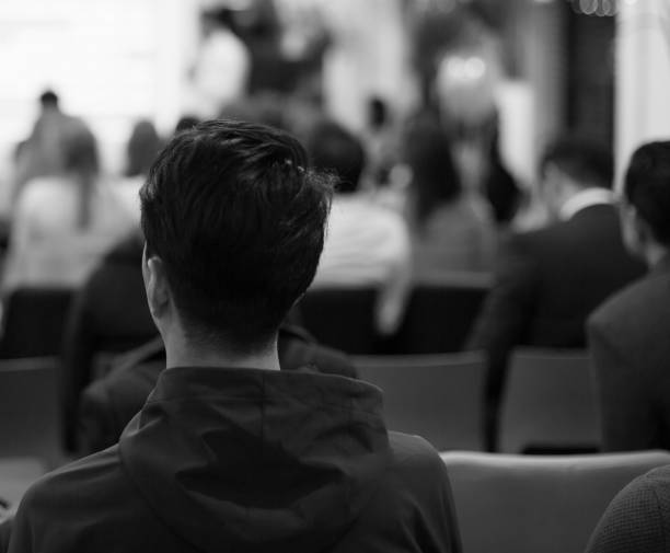 istock Speaker giving a talk at a corporate business conference 1324201752