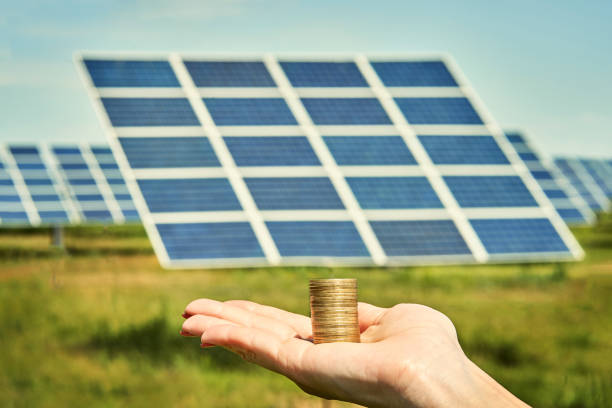 istock array of polycrystalline silicon solar cells in solar power plant turn up 1324202585