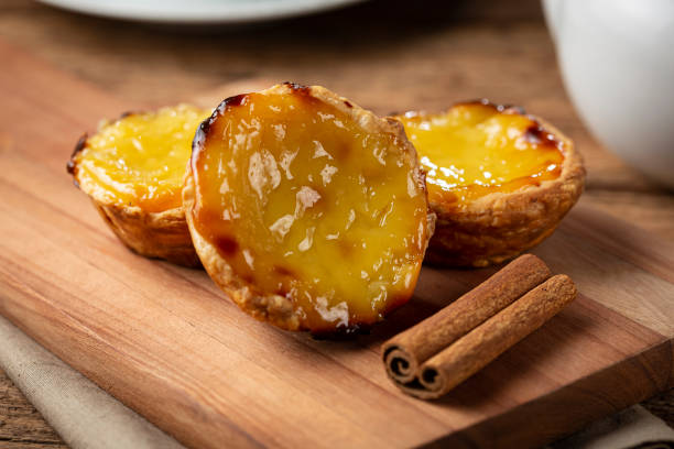 istock (Pastel de nata or Pastel de belém). Traditional Portuguese dessert. 1324207315