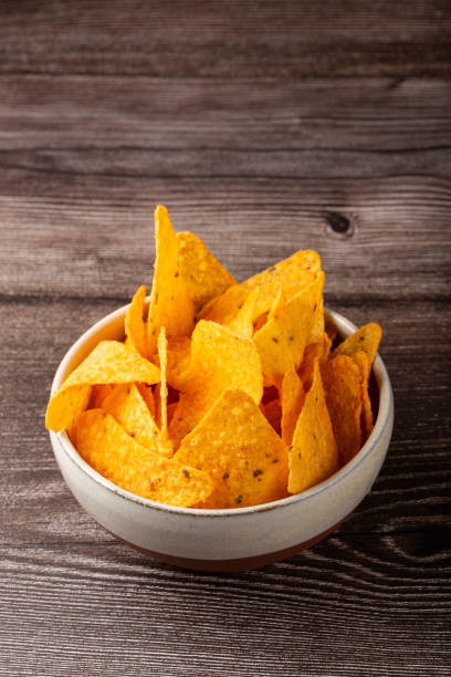 istock Bowl with nachos on the table. 1324220784