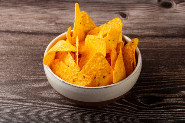 istock Bowl with nachos on the table. 1324220999