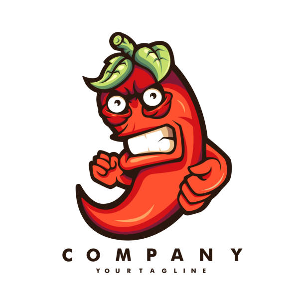 chili-maskottchen - devil chili stock-grafiken, -clipart, -cartoons und -symbole