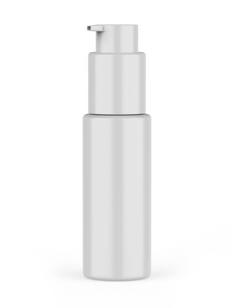 istock Blank Plastic Cosmetic Round Shape  Lotion Bottle For Branding. 1324231798