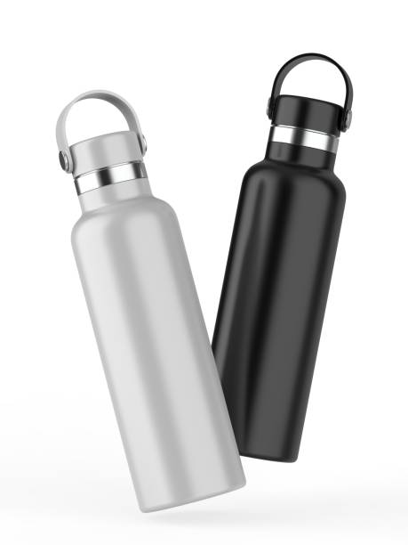 istock Blank stainless steel double wall workout bottle. 1324231982