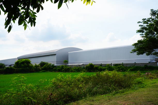 istock IndustrialWarehouse buildings in nature 1324236112