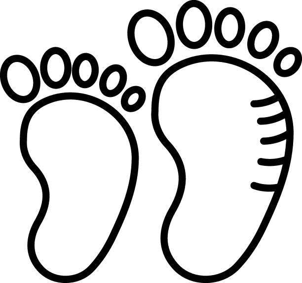 istock Father and Son Feet Concept Vector Icon Design, Happy  Fathers Day Symbol, Dads Gift Elements Sign, Parents Day Stock illustration 1324237640