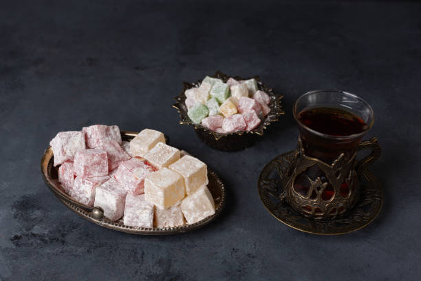 istock Turkish delights, lokum in studio 1324248015