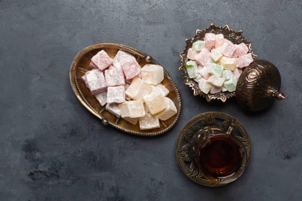 istock Turkish delights, lokum in studio 1324248047