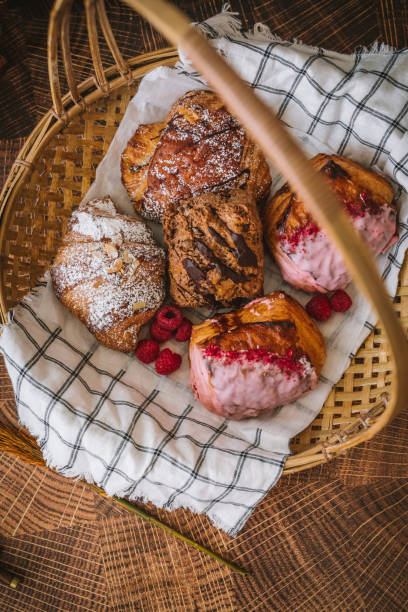istock Bakery Assortment of Pastries and Croissants 1324258077