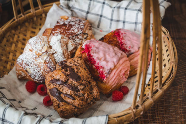 istock Bakery Assortment of Pastries and Croissants 1324258104
