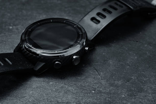 istock Modern carbon fiber smartwatch 1324260427