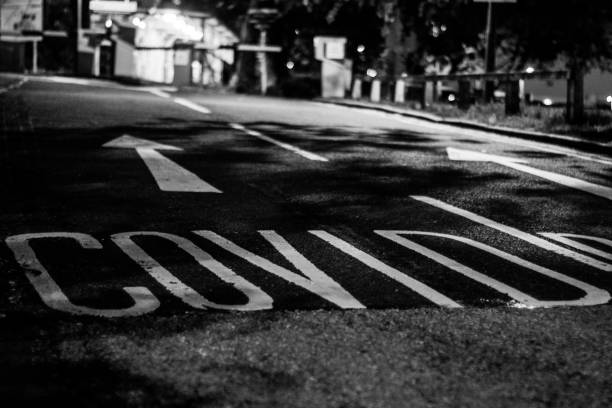 Covid Road Markin Arrow