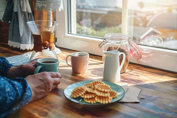 istock Preparing Fresh Coffee in Domestic Kitchen 1324264601