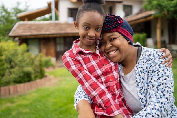 istock Afro-American mother and her daughter 1324264837
