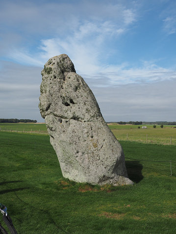 Wiltshire, Uk - Circa September 2016: Ruins of Stonehenge prehistoric megalithic stone monument