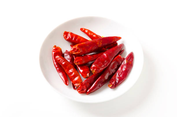 Red chili peppers full frame