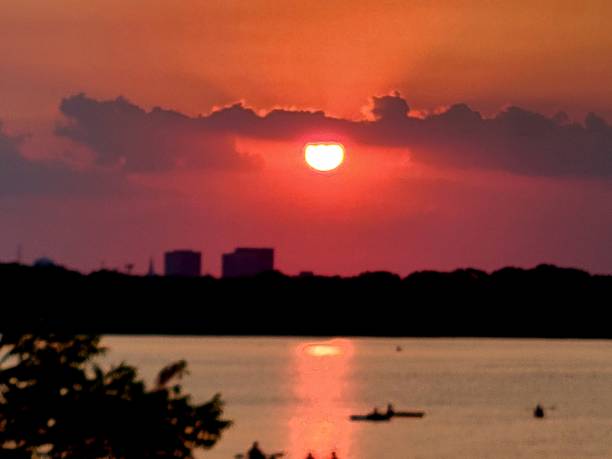 istock Sunset over White Rock Lake Dallas, Texas 1324289192