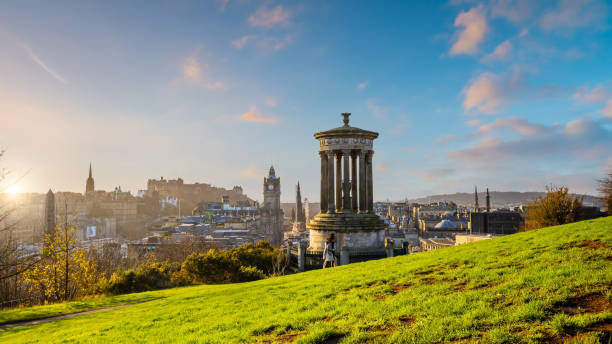 เส้นขอบฟ้าเมืองเก่าเอดินบะระ, สก็อตแลนด์ - edinburgh scotland ภาพสต็อก ภาพถ่ายและรูปภาพปลอดค่าลิขสิทธิ์