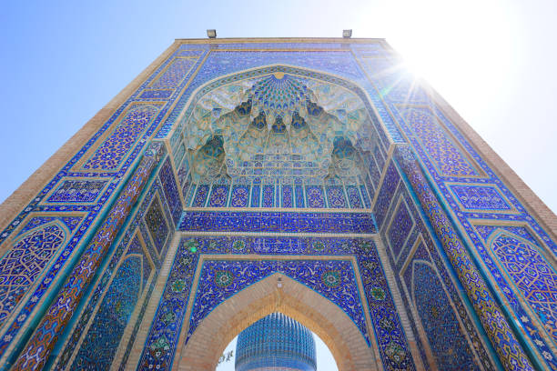 Gur-e-Amir Mausoleum at Samarkand, Uzbekistan Gur-e-Amir Mausoleum at Samarkand, Uzbekistan samarkand stock pictures, royalty-free photos & images