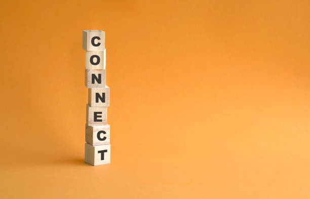 istock Word Connect written on wood cubes stacked up. 1324308457