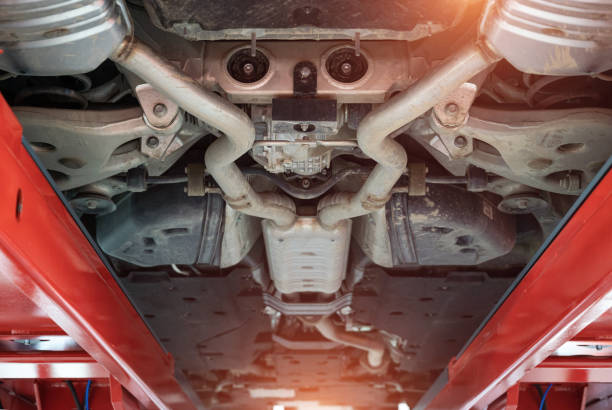 istock Bottom view of a car 1324312930
