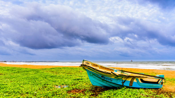 istock View of Negombo beach under cloudy sky 1324318951