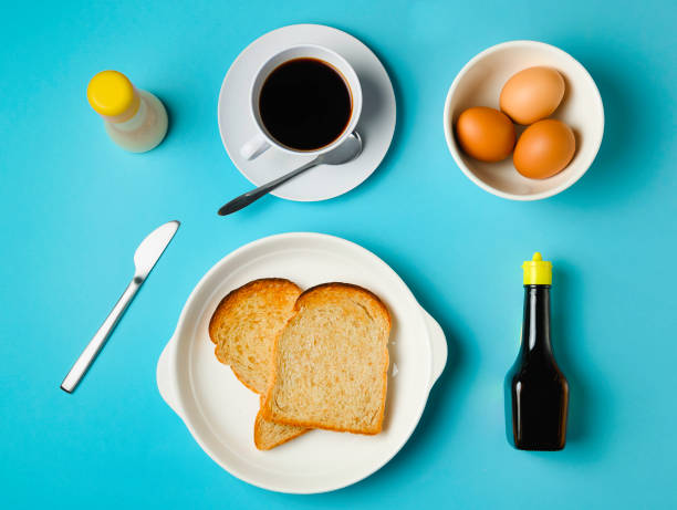 istock Aroma Arabica coffee serve with boiled eggs and others for breakfast 1324319122