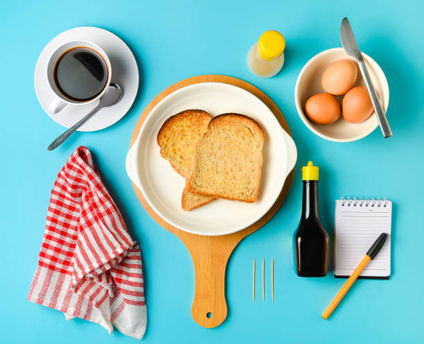 istock Aroma Arabica coffee serve with boiled eggs and others for breakfast 1324319136