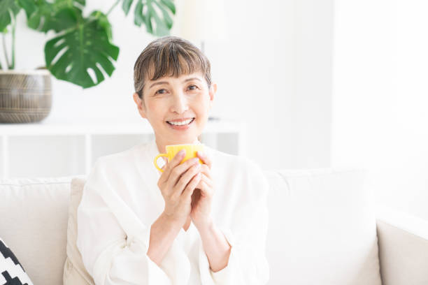 istock senior age woman who drink coffee 1324326962