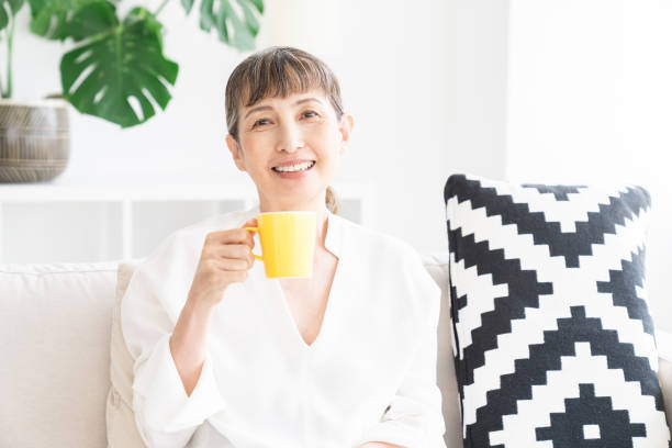 istock senior age woman who drink coffee 1324327134
