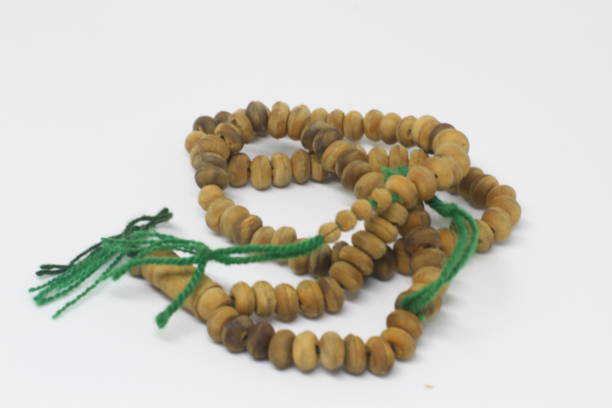 istock wooden prayer beads 1324334955