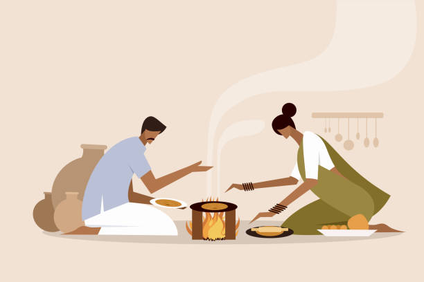 76 Indian Family Kitchen Illustrations & Clip Art - iStock | Kitchen  counter, Indian cooking, Ganesh