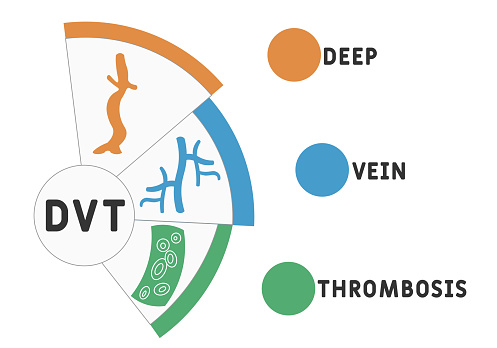 Dvt Racgp Dvt Deep Vein Thrombosis Acronym Stock Illustration - Download Image ...