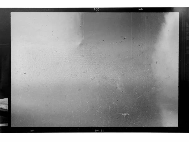 istock real scan of empty 6x7 medium format film snip. 1324355704