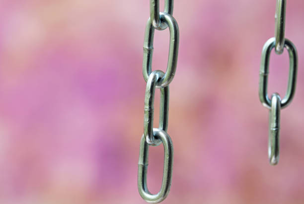 istock iron chain with link on a colorful background 1324357931