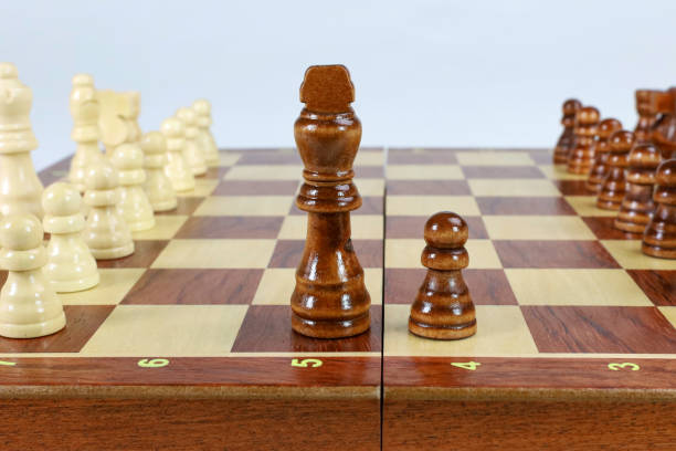 istock King and pawn on the chessboard close-up 1324360156