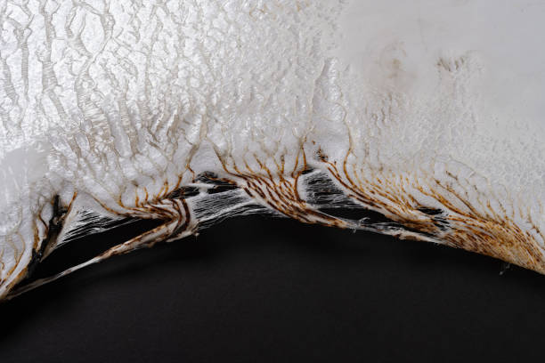 istock a burnt foam board or KT board on black 1324361930