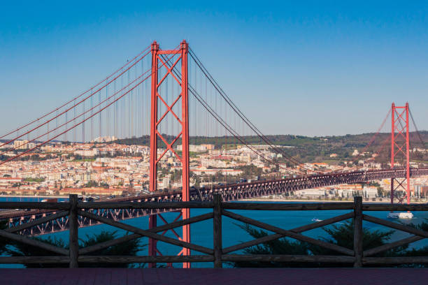 istock View from Almada of suspension  Ponte 25 de Abril bridge (The 25th April Bridge) 1324361954