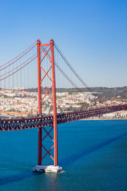 istock View from Almada of suspension  Ponte 25 de Abril bridge (The 25th April Bridge) 1324362013