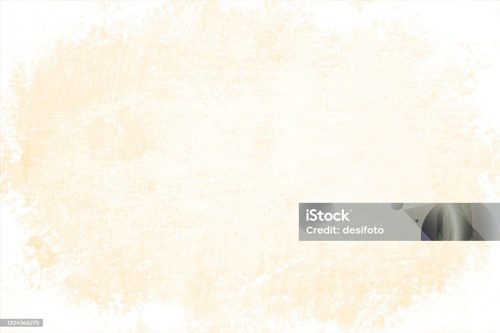 Empty blank light cream or beige and white coloured grunge textured blotched and smudged vector backgrounds Old grunge cream coloured spotted and textured grunge backgrounds - suitable to use as backgrounds, vintage post cards, letters, manuscripts etc. There is copy space for text, no text and no people. Watercolor Painting stock vector