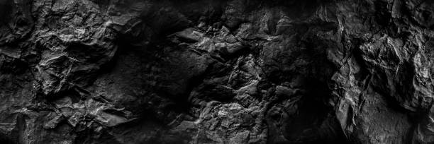 istock Black stone background. Black and white grunge background. Old black stone wall. Grunge banner. Dark gray stone background. Geometric stone pattern. 1324366449
