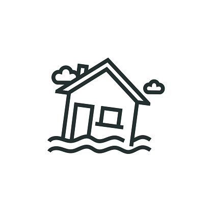 Flood Line Icon