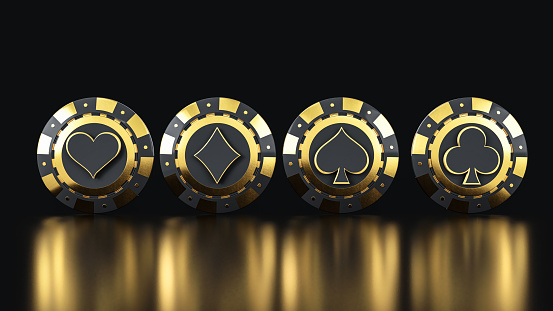 Black and gold casino elements - album : Casino Chip Background, Banner