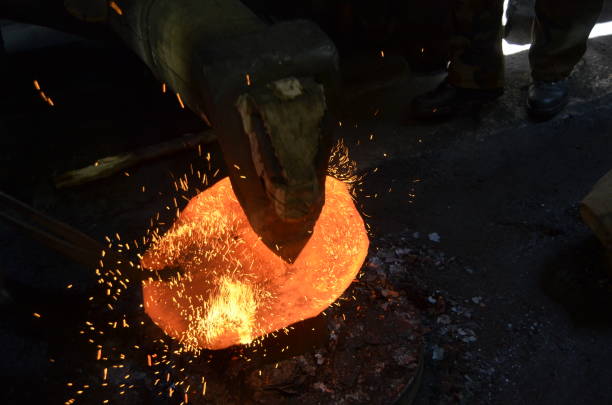 istock Forging tools with the power of water 1324369660