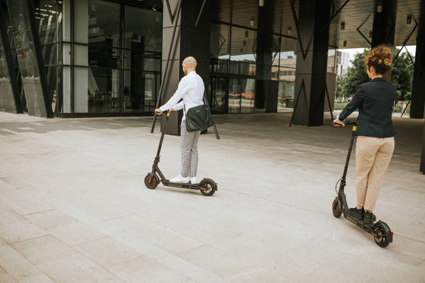 istock Colleagues are commuting after job 1324373780