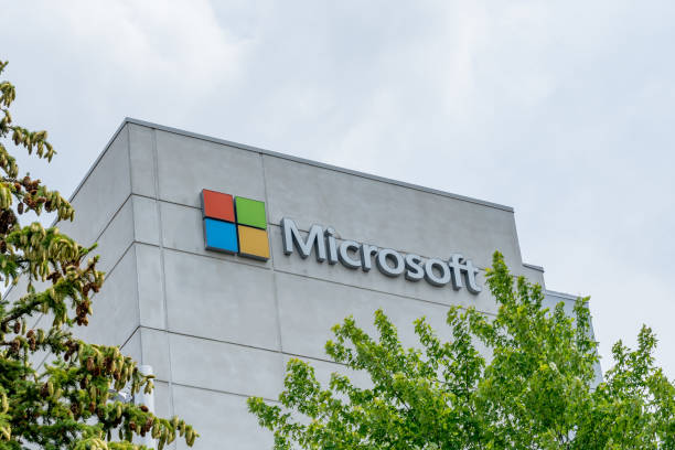 Microsoft Canada office building 
in Mississauga, ON, Canada. Mississauga, ON, Canada - June 13, 2021: Microsoft Canada office building 
in Mississauga, ON, Canada. Microsoft Corporation is an American multinational technology company. microsoft stock pictures, royalty-free photos & images