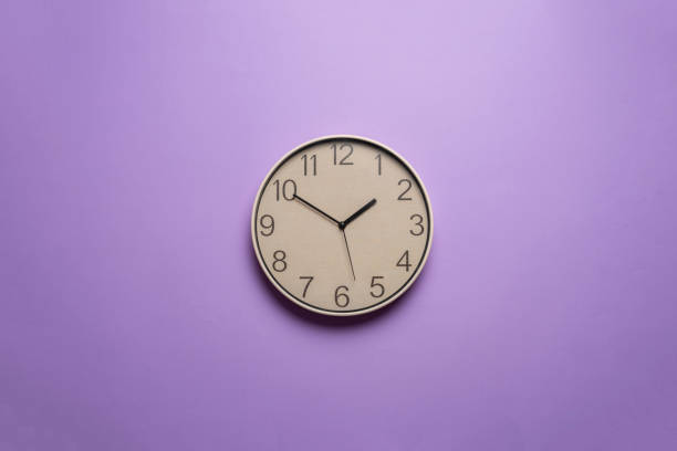 istock colorful clock with abstract background, creative time management concept 1324375537