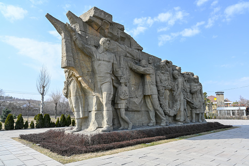 Volgograd, Russia - June 13, 2021: Monument \